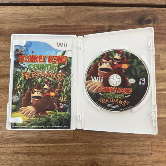 Donkey Kong Country Returns Wii CIB Nintendo Tested - Picture 8 of 16